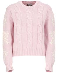 Mc2 Saint Barth - Round-Neck Knitwear - Lyst