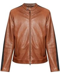 DIESEL - Leather Jackets - Lyst