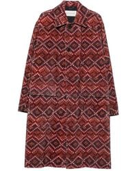 Dries Van Noten - Jassen ,Veelkleurig ,Single-Breasted Coats - Lyst