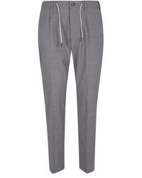 Eleventy - Op Maat Gemaakte Jogger Broek Grigio Chiaro - Lyst