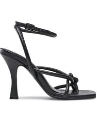 Pinko - Leder Sandale Mit 9Cm Absatz - Lyst