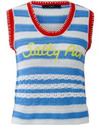 Ouí - Tops ,Blauw ,Sleeveless Tops - Lyst