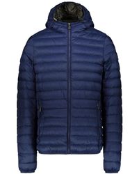 Ciesse Piumini - Jassen ,Blauw ,Nylon Franklin Hooded Donsjack 800 Fill Power Blauw Mannen - Lyst
