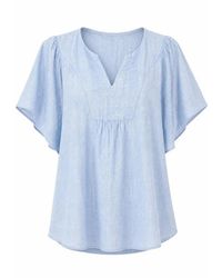 2-Biz - Overhemden ,Blauw ,Blouses & Shirts - Lyst