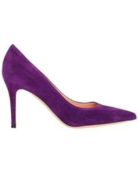 Gianvito Rossi - 85 Suede Pump - Lyst