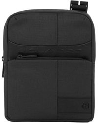 Piquadro - Borsa wollem nera con tracolla regolabile - Lyst