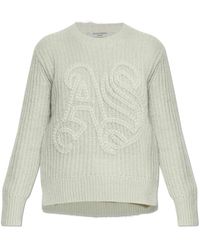 AllSaints - Truien & Vesten ,Groen ,Wol Chain Sweater - Lyst