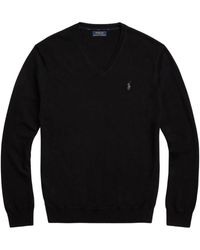 Ralph Lauren - Slim fit v-ausschnitt pullover - Lyst