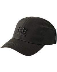 C.P. Company - Schwarze Goggle Mütze Chrome-R - Lyst