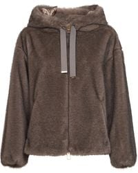 Herno - Faux Fur & Shearling Jackets - Lyst