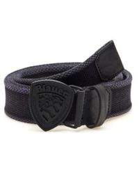Blauer - Technische Stof En Leren Riem - Lyst