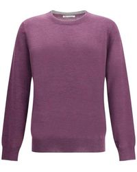 Brunello Cucinelli - Round-Neck Knitwear - Lyst