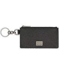 Dolce & Gabbana - Dauphine-bedruckter lederkartenhalter - Lyst