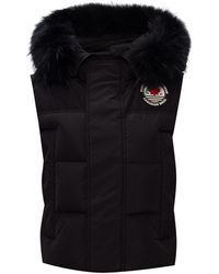 DSquared² Hooded Down Vest - Zwart
