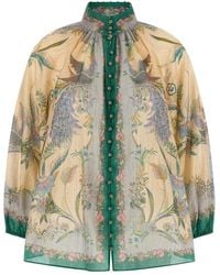Zimmermann - Indra Billow Blouse - Lyst