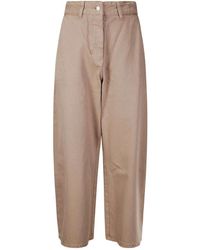 Studio Nicholson - Broeken ,Bruin ,Denim Chalco Wide-Leg Jeans - Lyst