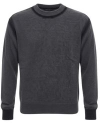 ATOMOFACTORY - Truien & Vesten ,Grijs ,Wol Maglione Girocollo - Lyst