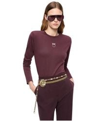 Pinko - Long Sleeve T-Shirts - Lyst