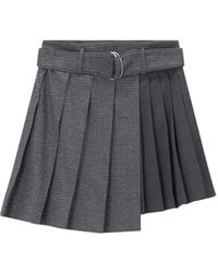 MSGM - Asymmetrische Geplooide Rok - Lyst