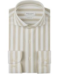 Profuomo - Japanse Gebreide Shirt - Lyst