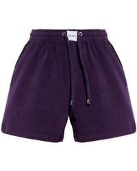 The Attico - Korte Broeken ,Paars ,Casual Shorts - Lyst