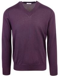 Paolo Pecora - V-Neck Knitwear - Lyst