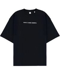 Aspesi - T-Shirts En Polo's Blauw - Lyst