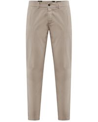 Bomboogie - Katoenen Keper Chino Broek - Lyst