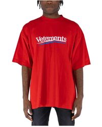Vetements - Logo kampagnen t-shirt - Lyst