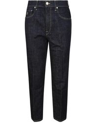 Hand Picked - Slim fit high waist jeans - Lyst