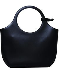 Courreges - Schwarze Leder Umhängetasche - Lyst