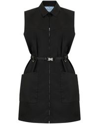 Prada - Korte Jurk Van Nylon - Lyst