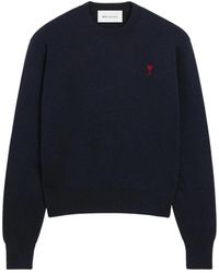 Ami Paris - Hoodies & Sweatvesten ,Blauw ,Sweater - Lyst