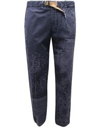 White Sand - Slim-Fit Trousers - Lyst