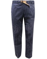 White Sand - Slim-Fit Trousers - Lyst