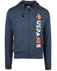 U.S. POLO ASSN. - Blaues sweatshirt für männer - Lyst