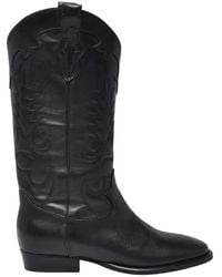 GISÉL MOIRÉ - Cowboy Boots - Lyst