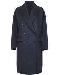 Brunello Cucinelli - Double-Breasted Coats - Lyst