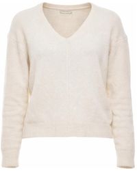 Transit - V-Neck Knitwear - Lyst
