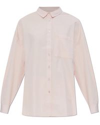 Rethinkit Studios - Overhemden ,Roze ,Katoen Shirt Met Zak - Lyst