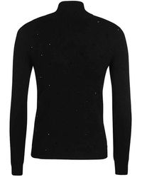 Ermanno Scervino - Truien & Vesten ,Zwart ,Wol Turtleneck Trui - Lyst