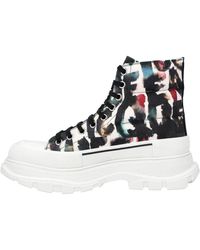 McQueen - Tread Slick Quilted Boot - Lyst