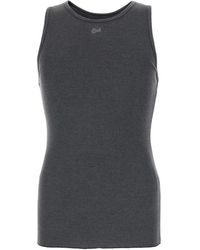 ERL - Tops ,Zwart ,Faded Tank Top Knit - Lyst