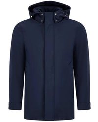 Woolrich - Jassen ,Blauw ,Polyester Barrow Mac Softshell Jas - Lyst