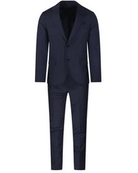 Lardini - Kostuums ,Blauw ,Wol 820 Suit - Lyst