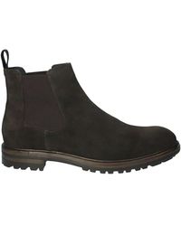 Blackstone - Handgefertigte Chelsea Boots Aus Wildleder - Lyst