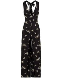 Aniye By - Jumpsuits & Playsuits ,Zwart ,Elegante Jumpsuit Jurk - Lyst