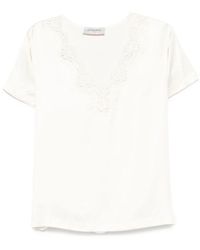 Ermanno Scervino - Tops ,Nylon Zijde & Nylon T-Shirts En Polo's - Lyst