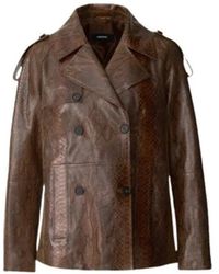 Mackage - Jassen ,Bruin ,Leer Dolores-Snk Jacket - Lyst
