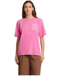 Kocca - Katoenen T-Shirt Met Kleurrijke Print - Lyst